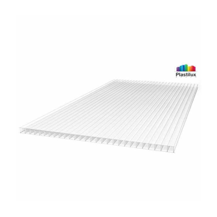 Сотовый поликарбонат 16 мм POLYNEX прозрачный 2100х12000 мм